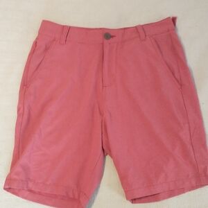 Pink Casual Golf Shorts